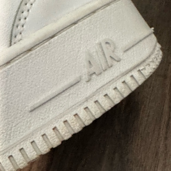 Nike Air Force One White High-Top Sneakers - Picture 7 of 8